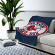 Boston Red Sox Cozy Blanket - Baseball Mlb  Soft Blanket, Warm Blanket