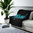 Miami Heat Cozy Blanket - Sign Heat Soft Blanket, Warm Blanket