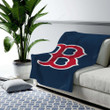 Boston Red Sox Cozy Blanket - Mlb Baseball 2018 Soft Blanket, Warm Blanket
