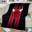 Chicago Bulls Sherpa Blanket - Basketball Nba1002  Soft Blanket, Warm Blanket