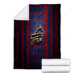 Buffalo Bills Flag Cozy Blanket - Nfl Blue Red Metal American Football Team Soft Blanket, Warm Blanket