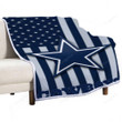 Dallas Cowboys Sherpa Blanket - Football Team1001  Soft Blanket, Warm Blanket