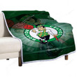 Boston Celtics Sherpa Blanket - Basketball Nba Team1002 Soft Blanket, Warm Blanket