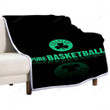 Boston Celtics Pure Sherpa Blanket - Basketball Nba Sport Soft Blanket, Warm Blanket