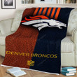 Denver Broncos Sherpa Blanket - Champions Football Nfl Soft Blanket, Warm Blanket
