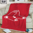 Boston Red Sox Sherpa Blanket - Red Sox Mlb Baseball1002 Soft Blanket, Warm Blanket