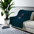 Miami Heat Cozy Blanket - Miami Symbol Basketball Soft Blanket, Warm Blanket