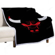 Chicago Bulls1006 Sherpa Blanket -  Soft Blanket, Warm Blanket