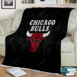 Chicago Bulls Sherpa Blanket - Jordan Nba Noah Soft Blanket, Warm Blanket