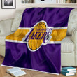 Los Angeles Lakers Sherpa Blanket - Basketball Club Nba  Soft Blanket, Warm Blanket