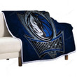 Dallas Mavericks Sherpa Blanket - American Basketball Team Blue Stone Dallas Mavericks Soft Blanket, Warm Blanket