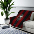 Toronto Raptors Cozy Blanket - Canadian Basketball Club Metal Red-Black Metal Mesh  Soft Blanket, Warm Blanket