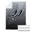 San Antonio Spurs Cozy Blanket - Basketball Gray Nba Soft Blanket, Warm Blanket