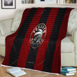 Toronto Raptors Sherpa Blanket - Canadian Basketball Club Metal Red-Black Metal Mesh  Soft Blanket, Warm Blanket