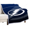 Tampa Bay Lightning Sherpa Blanket - Nhl Hockey Tampa Bay Soft Blanket, Warm Blanket