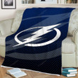 Tampa Bay Lightning Sherpa Blanket - Nhl Hockey Tampa Bay Soft Blanket, Warm Blanket