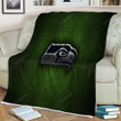 Seattle Seahawks  Sherpa Blanket - Green Seattle Seahawks 2002 Soft Blanket, Warm Blanket