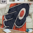 Philadelphia Flyers American Hockey Club Sherpa Blanket - Nhl Soft Blanket, Warm Blanket