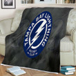 Tampa Bay Lightning  Sherpa Blanket - Hockey Club Tampa Bay Lightning 2002 Soft Blanket, Warm Blanket