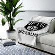 Nets Cozy Blanket - Brooklyn Nba S Soft Blanket, Warm Blanket