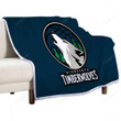 Minnesota Timberwolves1002 Sherpa Blanket -  Soft Blanket, Warm Blanket