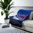New York Rangers Cozy Blanket - Nhl Hockey New York Soft Blanket, Warm Blanket