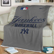New York Yankees  Sherpa Blanket - Baseball Mlb  Soft Blanket, Warm Blanket