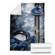 Vancouver Canucks Cozy Blanket - Hockey Nhl1002  Soft Blanket, Warm Blanket