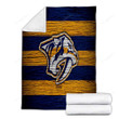 Nashville Predators Nhl Cozy Blanket - Hockey Club Western Conference Usa Soft Blanket, Warm Blanket