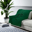 Minnesota Wild Cozy Blanket - American Hockey Club 3D Green  Soft Blanket, Warm Blanket