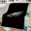 S7 Edge Eagle Green Sherpa Blanket - Eagles Philadelphia  Soft Blanket, Warm Blanket