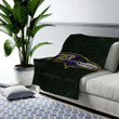 Ravens Cozy Blanket - Baltimore Nfl Football Soft Blanket, Warm Blanket
