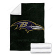 Ravens Cozy Blanket - Baltimore Nfl Football Soft Blanket, Warm Blanket