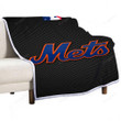 New York Mets  Sherpa Blanket - Baseball Mlb1001  Soft Blanket, Warm Blanket