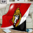 Ottawa Senators  Sherpa Blanket - Senators Ottawa Nhl Soft Blanket, Warm Blanket