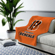 Nfl Bengals Cozy Blanket - Cincinnati  Soft Blanket, Warm Blanket