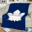 Toronto Maple Leafs Sherpa Blanket - Canada Hockey Tml Soft Blanket, Warm Blanket