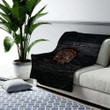 San Antonio Spurs Cozy Blanket - Fire Nba Gray Lines Soft Blanket, Warm Blanket