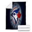 Toronto Blue Jays Cozy Blanket - Canadian Baseball Team Blue Stone Toronto Blue Jays Soft Blanket, Warm Blanket