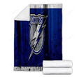 Nhl Tampa Bay Lightning Cozy Blanket - Blue And White Paint Basketball Sports  Soft Blanket, Warm Blanket