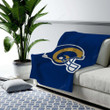 Ram Helmet Cozy Blanket - Rams Football Teams Soft Blanket, Warm Blanket