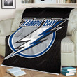 Tampa Bay Lightning Sherpa Blanket - Hockey Lighting Nhl Soft Blanket, Warm Blanket