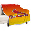 St Louis Cardinals Sherpa Blanket - Mlb Stl  Soft Blanket, Warm Blanket