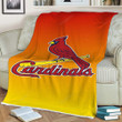 St Louis Cardinals Sherpa Blanket - Mlb Stl  Soft Blanket, Warm Blanket