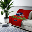 New York Giants Cozy Blanket - East Football Soft Blanket, Warm Blanket