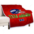 New York Giants Sherpa Blanket - East Football Soft Blanket, Warm Blanket