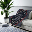 Toronto Raptors  Cozy Blanket - Canadian Basketball Club Geometric  Soft Blanket, Warm Blanket