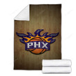 Phoenix Suns Cozy Blanket - Phoenix Suns Wood Soft Blanket, Warm Blanket