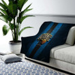 Orlando Magic Cozy Blanket - Golden Nba Blue Metal  Soft Blanket, Warm Blanket