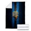 Orlando Magic Cozy Blanket - Golden Nba Blue Metal  Soft Blanket, Warm Blanket